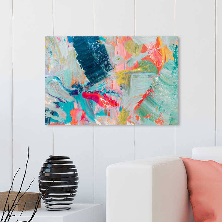 Abstract That Love Feeling Framed On Canvas by Oliver Gal Print